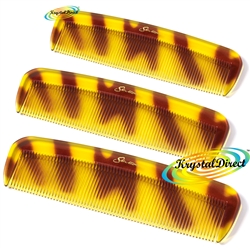 3x Stratton Hair Comb Mayfair 12.9cm 5 inches