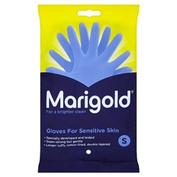 12x Marigold Super Strong Small Kitchen Gloves For Sensitive Skin