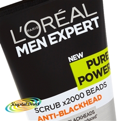 Loreal Men Expert Pure Power Scrub Anti Blackhead 150ml