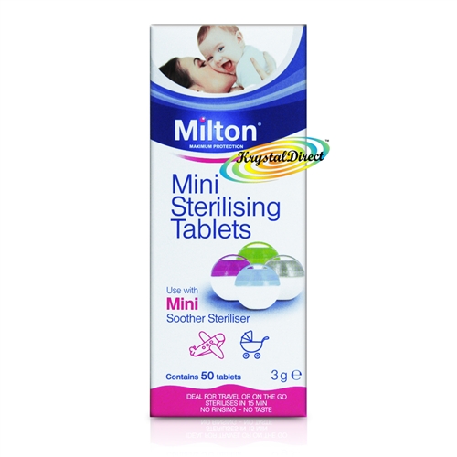 Milton Mini Sterilising 50 Tablets For Maximum Protection