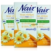 3x Nair Facial Wax Strips 16s