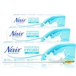 3x Nair MOISTURISING Hair Remover Cream LEGS & BODY For All Hair Types 100ml