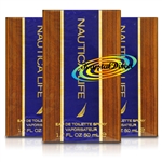 3x Nautica Life Eau De Toilette Spray EDT Gift For Him 50ml