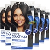 6x Clairol Root Touch Up Permanent Hair Colour Dye #2 BLACK