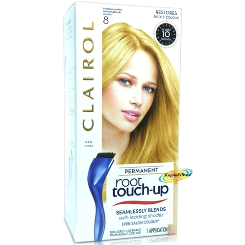 Clairol Root Touch Up Permanent Hair Colour Dye #8 MEDIUM BLONDE