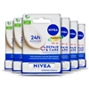 6x Nivea Repair & Care Lip Balm For Sensitive Skin With SPF15 4.8g