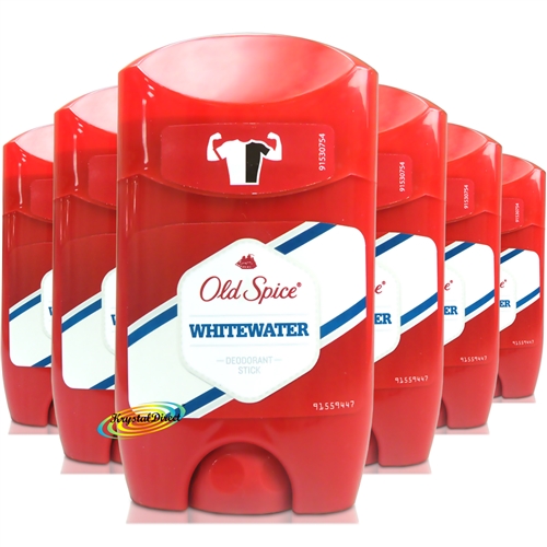 6x Old Spice WHITEWATER Deodorant Stick 50ml