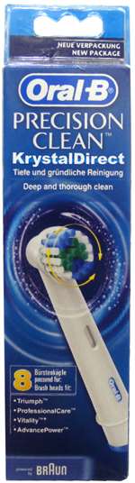 Oral B Precision Clean Refil Brush Heads EB17 - 8