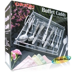 Orion Buffet Caddy Chrome Plated Acrylic Board