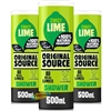 3x Original Source Zingy Lime Shower Gel 500ml