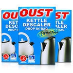 3x Oust Kettle Descaler Drop in Bag Sachet