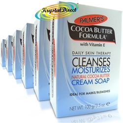 6x Palmers Cocoa Butter Formula Daily Natural Moisturising Soap 100g Vitamin E