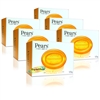 6x Pears Pure & Gentle Transparent Bar Soap With Natural Oils 125g