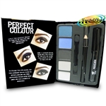 Perfect Colour Smoky Eyes Make Up Gift Set Eye Shadow Pencil Mascara Applicator