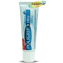 Poligrip Denture Fixative Cream Ultra Fresh Mint 40g Zinc Free