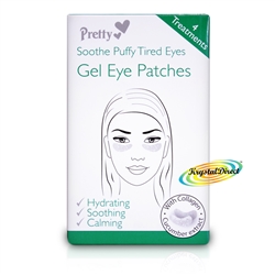 Pretty Gel Eye Patches Soothe Puffy Tired Eyes 4 Treatments
