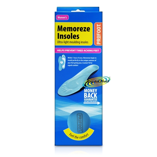 Profoot Memoreze Ultra Light Moulding Foam Cushion Improved Comfort Insoles