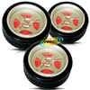 3x PSV JS2171BS TYRE Alarm Clock