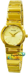 PTC418X1 - Pulsar Ladies Date Gold Bracelet