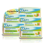 5x Quies mousse confort FOAM  Ear Plugs - 3 Pairs