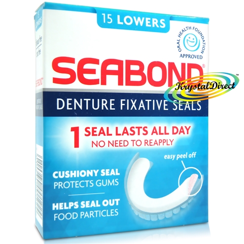 Seabond Gum Denture Fixative Maximum Strength Original Seals 15 Lowers