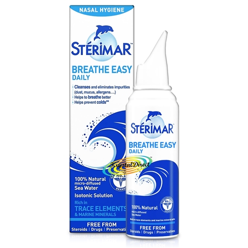 Sterimar Breathe Easy Daily Nasal Hygiene Spray 100ml Isotonic Solution