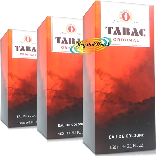 3x Tabac Original Eau De Cologne EDC Splash for Men 150ml