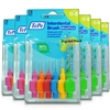 6x Tepe Interdental Brush 0.4mm to 0.8mm ISO size 0-5 Mixed Pack