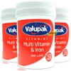 3x Valupak Multi Vitamin & Iron One a Day 50 Tablets Multivitamin