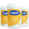 3x Valupak Chewable Vitamin C 80mg 60Tablets