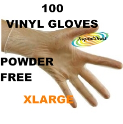 Vinyl Powder Free Gloves - Xtra Large