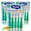 3x Wisdom Interdental Brushes Green Medium 0.8mm