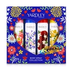 Yardley Body Spray Collection Gift Set