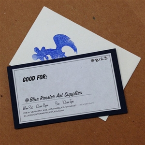 Blue Rooster Gift Certificate