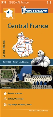 Central France is a diverse region with a wealth of tourist attractions. With the help of the Central France Travel & Road Map, which provides comprehensive coverage of primary, secondary, and scenic routes, as well as practical information, here are the