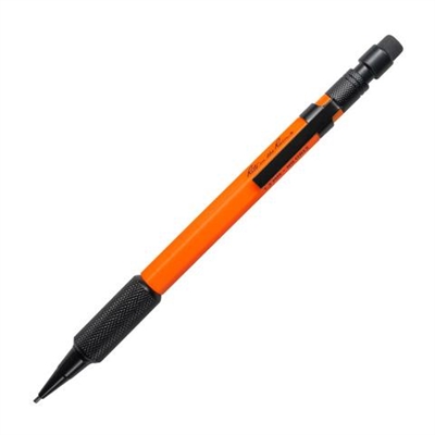 Introducing the Rite in the Rain Touch Orange Mechanical Pencil - the ultimate companion for all your writing needs, rain or shine! This rugged and reliable mechanical pencil is designed to withstand any weather condition, making it an essential tool for