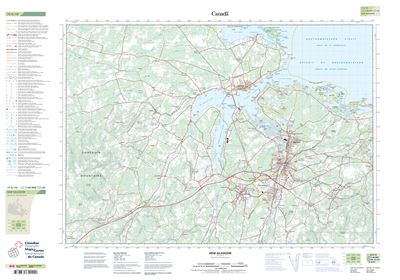 011E10 - NEW GLASGOW - Topographic Map