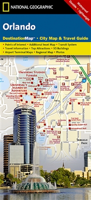 Orlando National Geographic Destination City Map