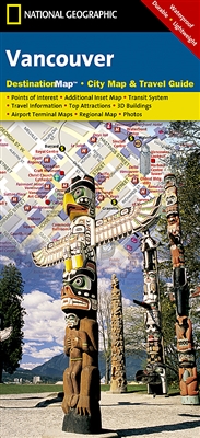 Vancouver National Geographic Destination City Map