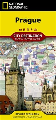 Prague National Geographic Destination City Map. In addition to the easy-to-read map on the front, the back of the map includes a regional map, points of interest, airport diagram, metro map, information on transportation, museums and more. Also includes