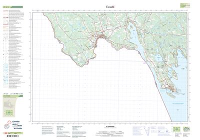 021G03 - ST. STEPHEN - Topographic Map