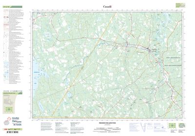 021G10 - FREDERICTON JUNCTION - Topographic Map