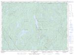 021M13 - LAC AUX ECORCES - Topographic Map