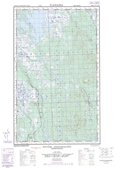 023A05E - DUMBELL LAKE - Topographic Map