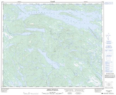 023H06 - OSSOK MOUNTAIN - Topographic Map