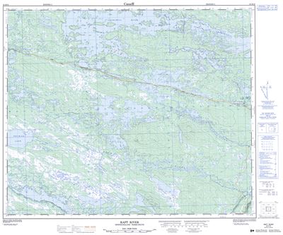 023H10 - RAFT RIVER - Topographic Map
