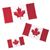 Enhance your travel gear or show your Canadian pride with these high-quality Canada Flag Patches. This set includes three sew-on patches, each featuring the iconic red and white Canadian flag design. These patches are not only visually appealing but also