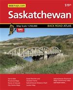 Saskatchewan Back Road Travel Atlas. This very detailed set of maps includes all of the grid roads, or township and range roads in Saskatchewan It has many features including event listings, is GPS compatible, is up to date, has a provincial map, Points o