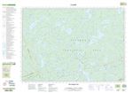 031E10 - TOM THOMSON LAKE - Topographic Map