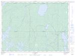 031N13 - LAC SABOURIN - Topographic Map